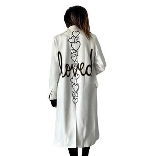 'Loved' Painted Blazer