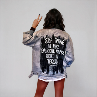 'TEQUILA TEQUILA' DENIM JACKET