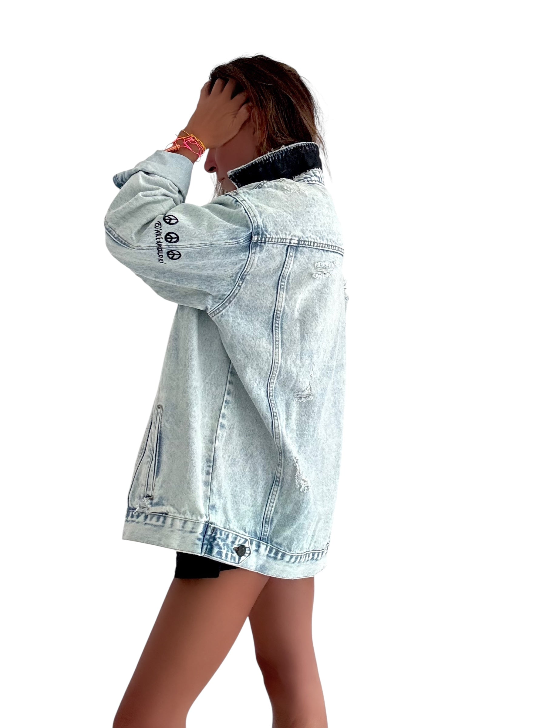 'Basic But Nostalgic' Denim Jacket & Charm Bracelets