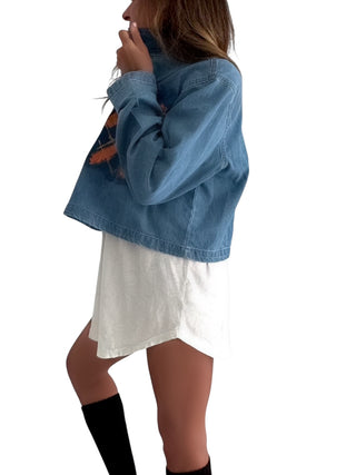 'Plaid & Denim' Collared Shirt