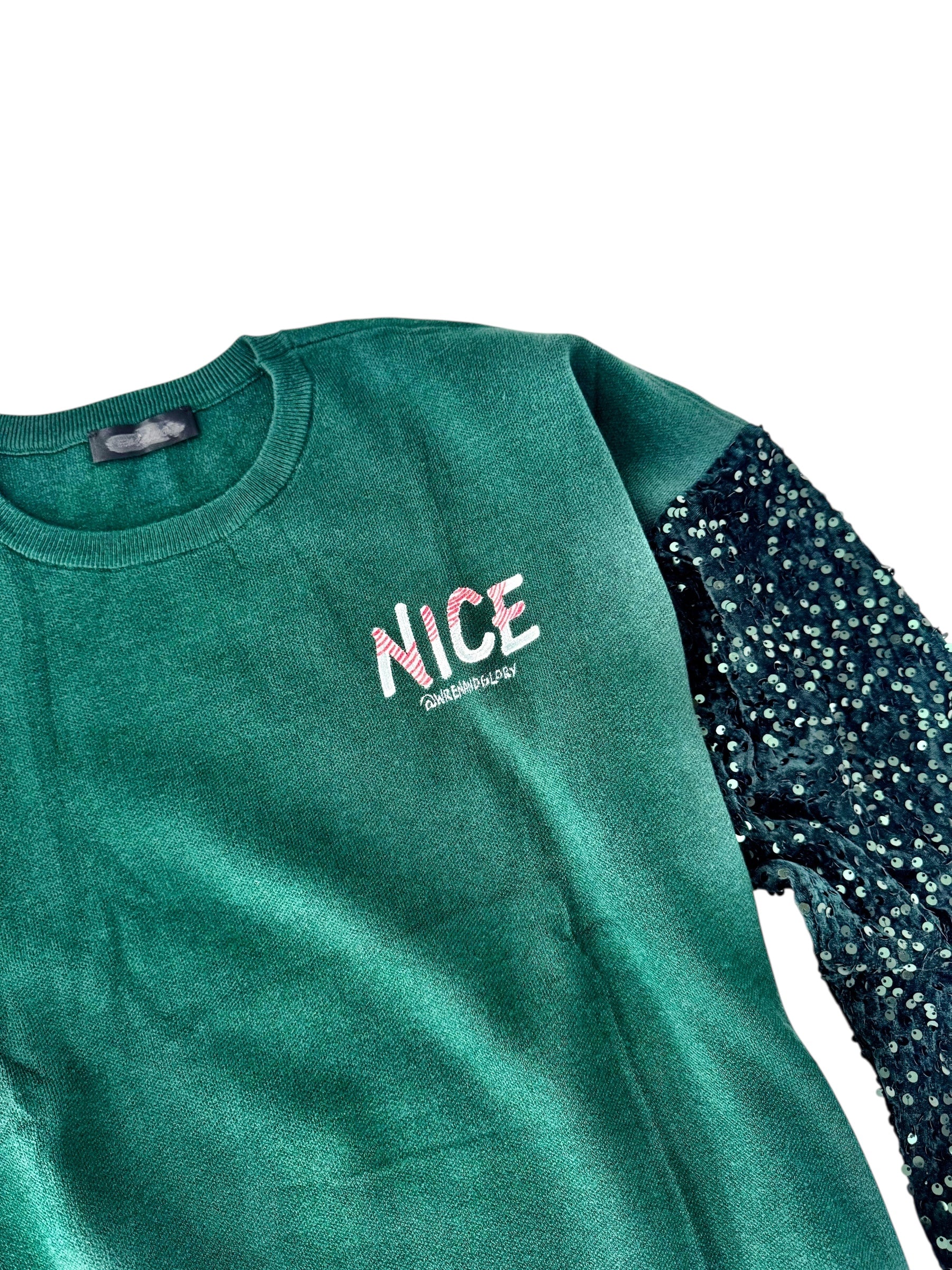 'Nice Nice' Knit Painted Sweater