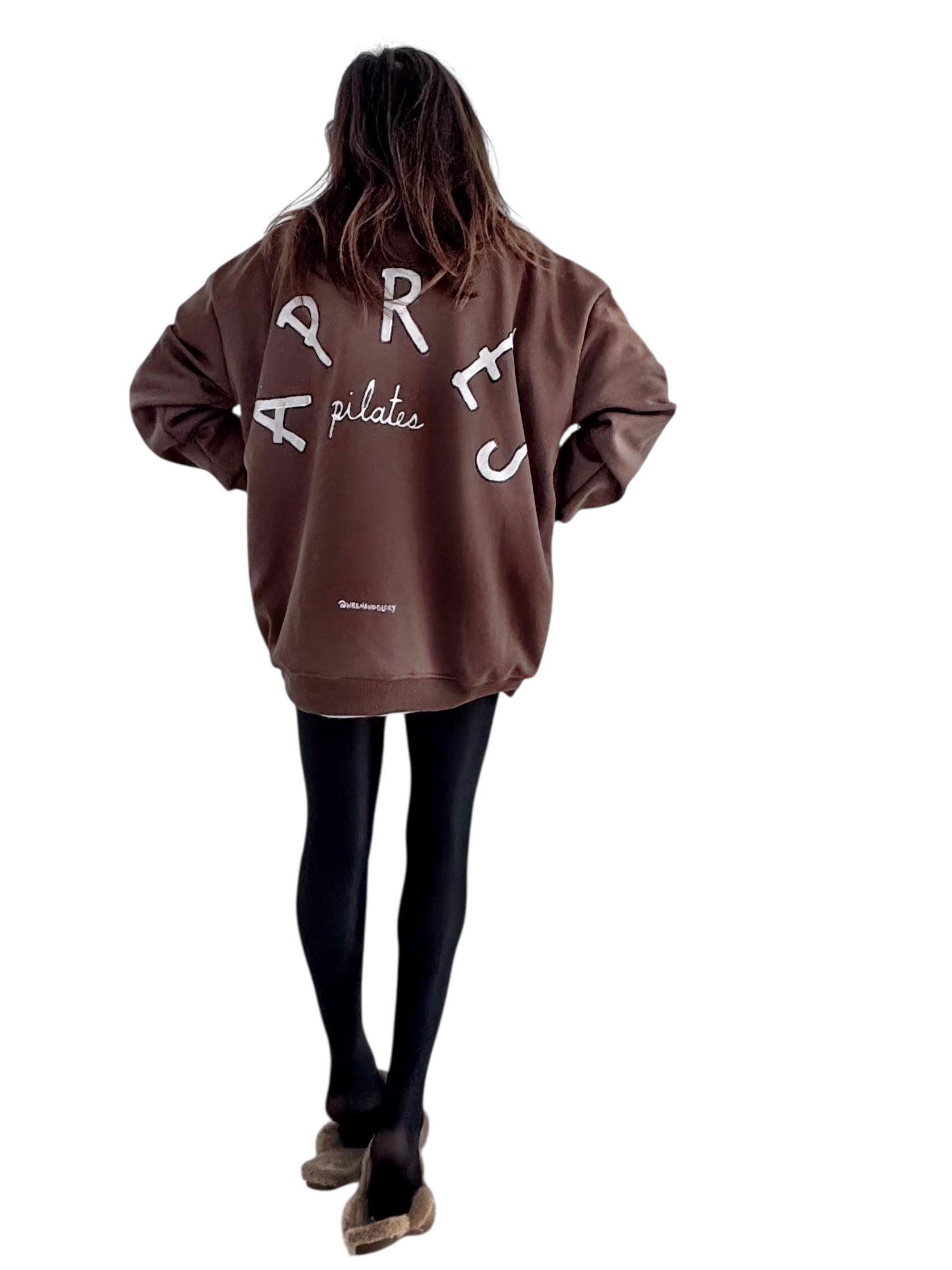 'Apres Pilates' Painted Crewneck