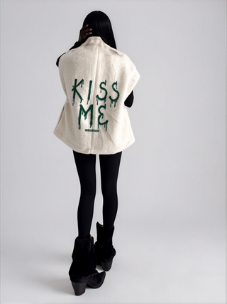 'Clover Kisses' Painted Vest