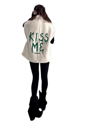 'Clover Kisses' Painted Vest
