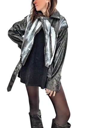 'Ride or Cry' Moto Jacket