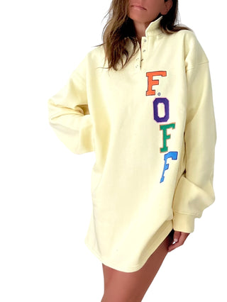 'F Off' Painted Rugby Dress