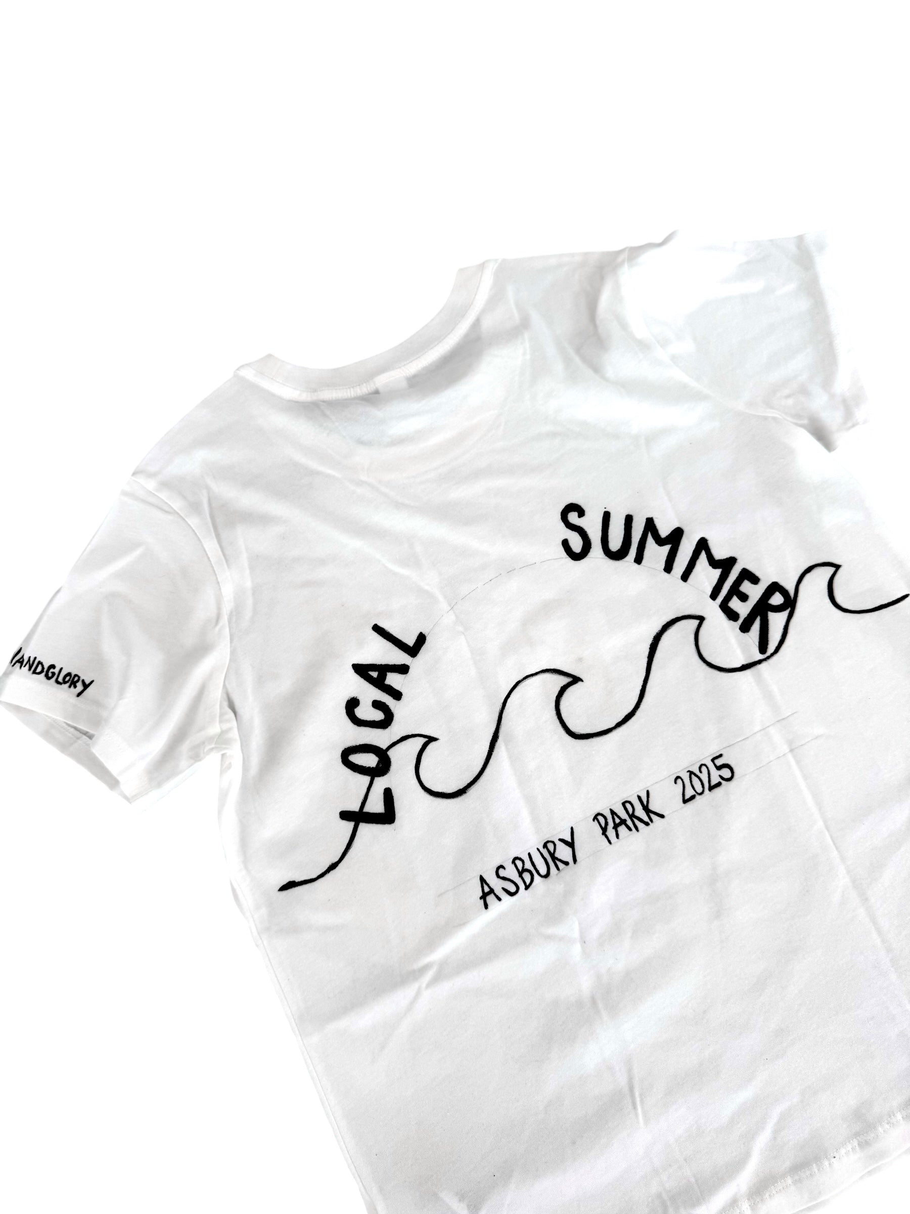 'Local Summer' Painted T Shirt