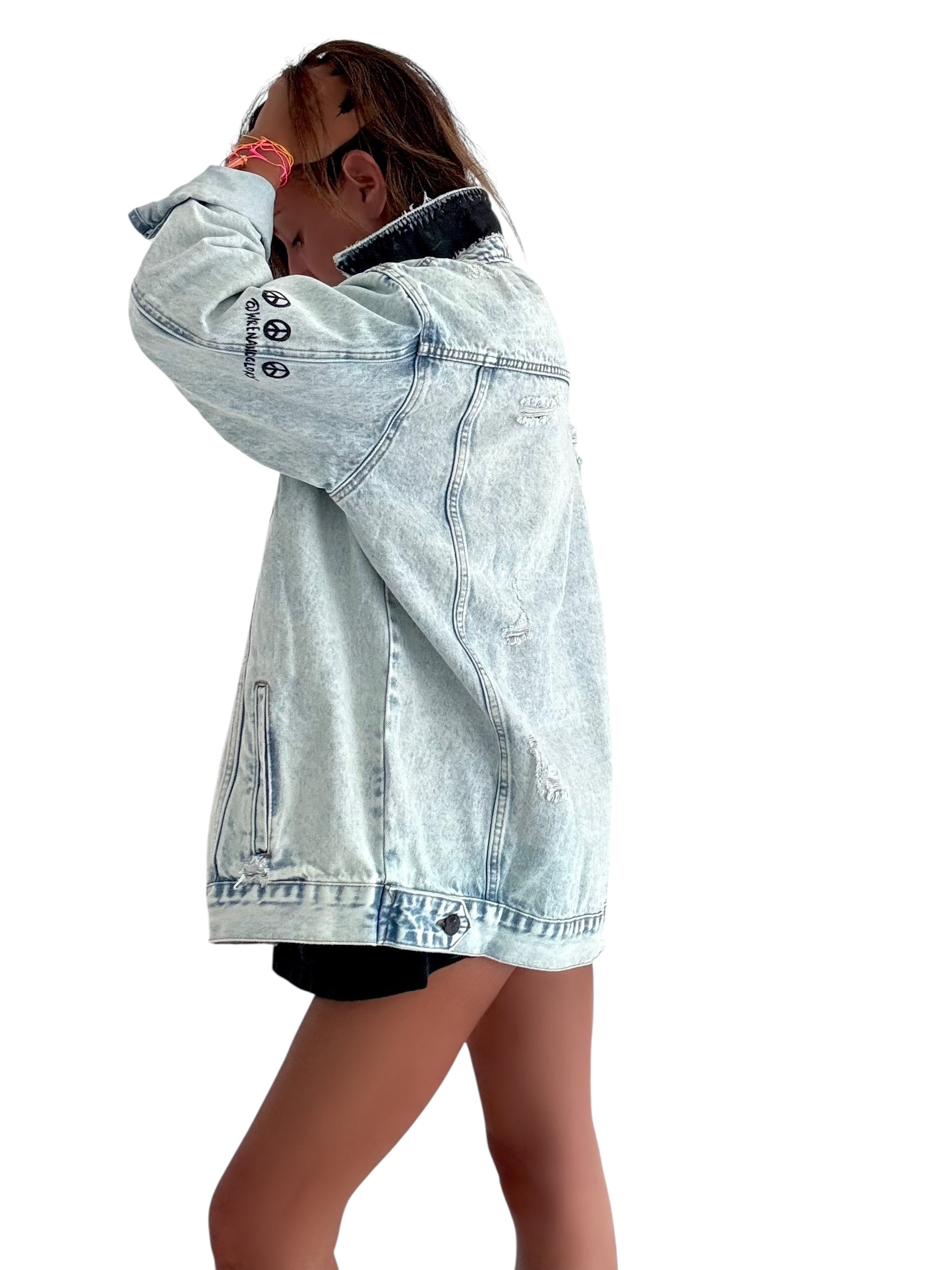 'Basic But Nostalgic' Denim Jacket & Charm Bracelets