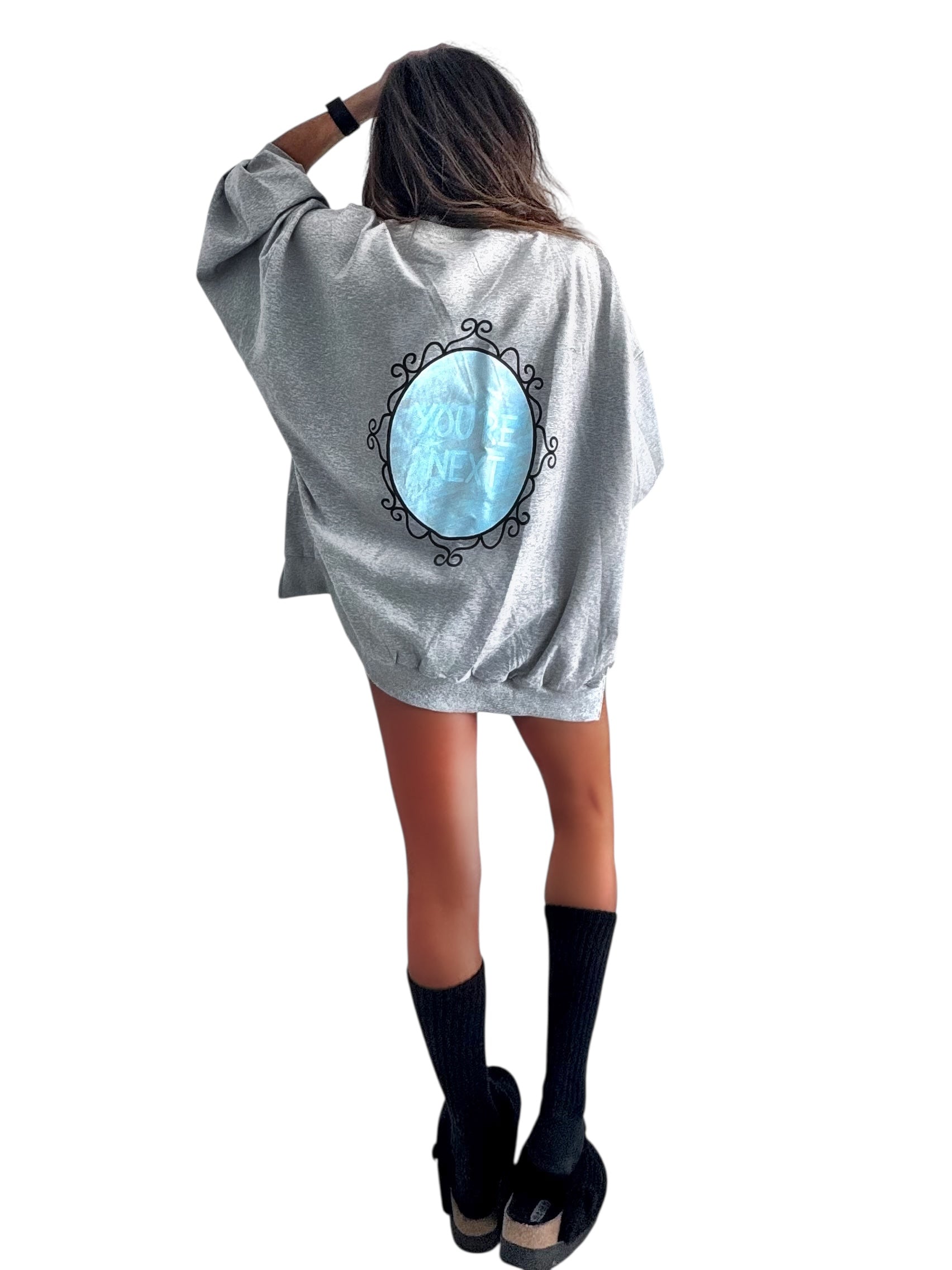 'You're Next' Painted Sweater