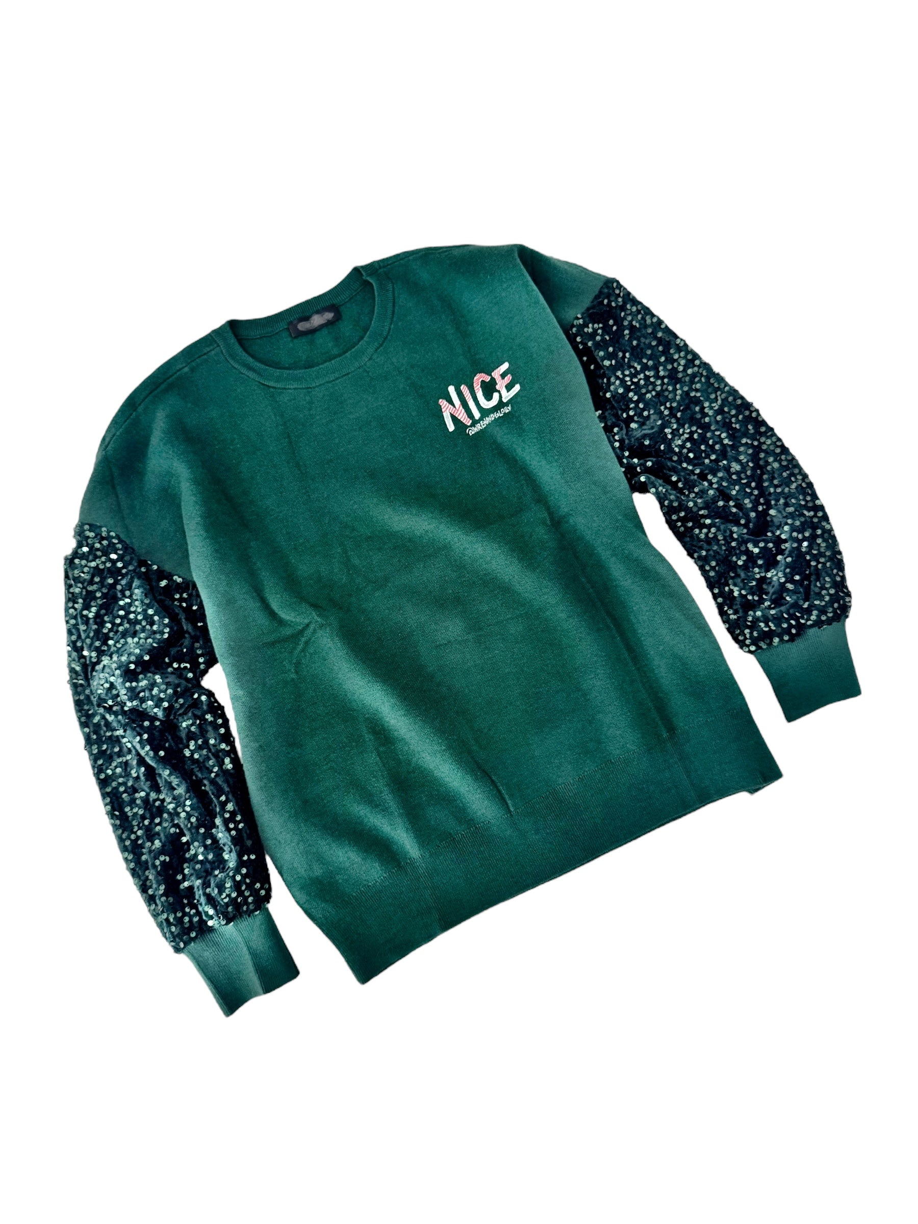 'Nice Nice' Knit Painted Sweater