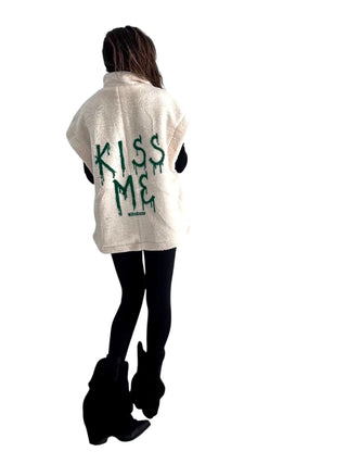 'Clover Kisses' Painted Vest