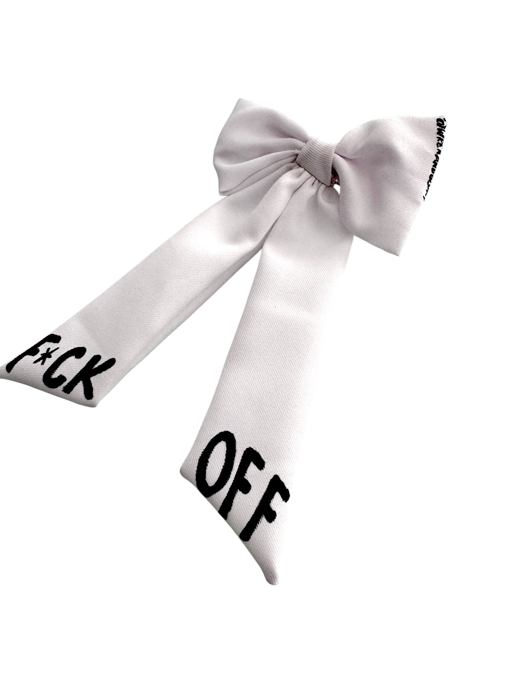 'F Off' Painted Barrette
