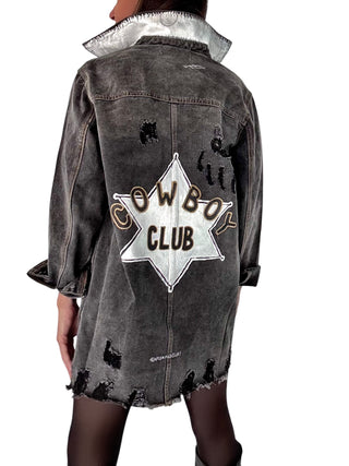 'Cowboy Club' Denim Jacket