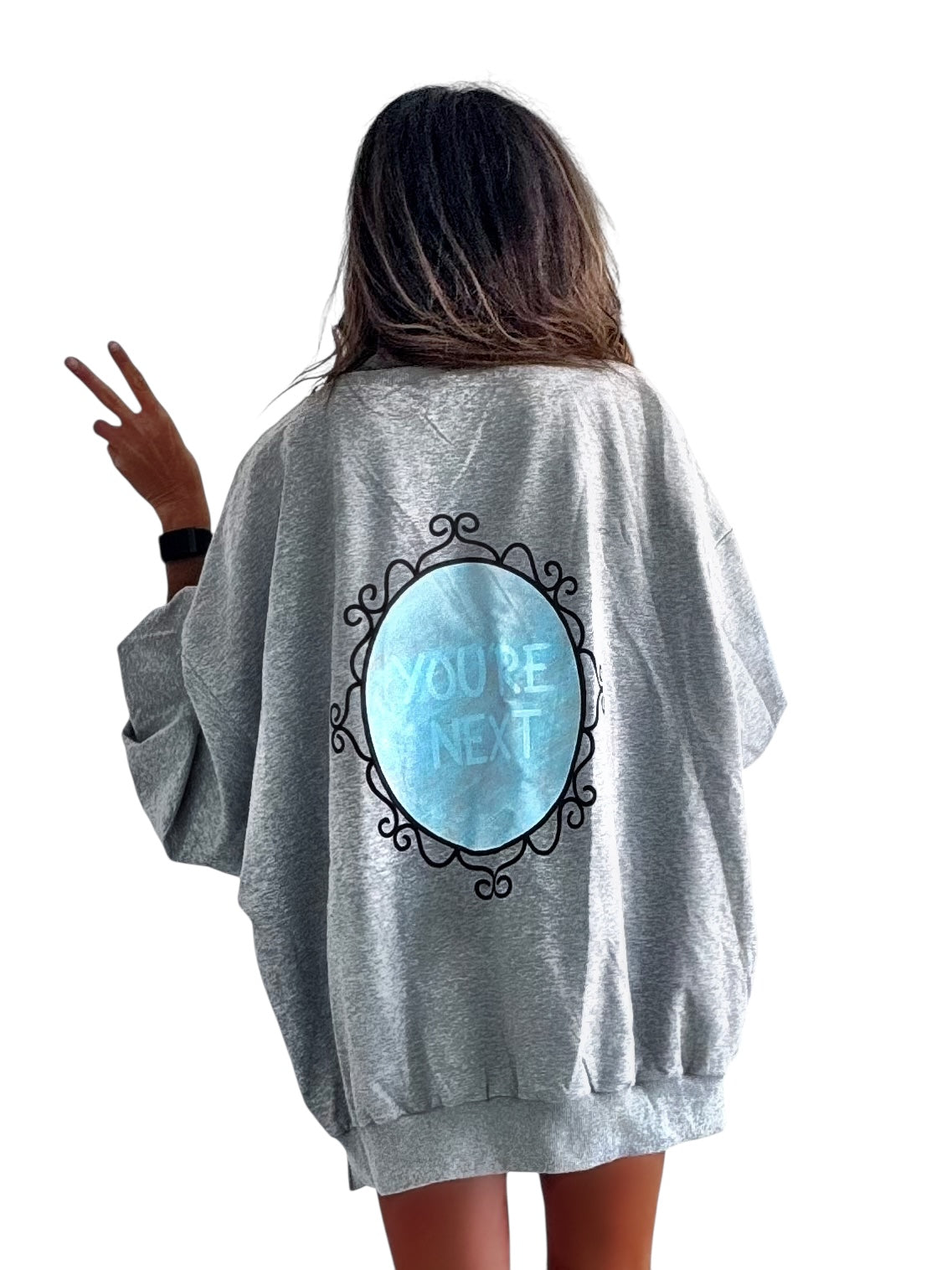 'You're Next' Painted Sweater