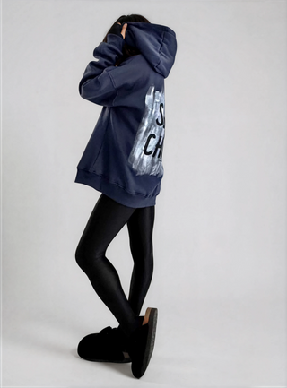 'Serial Chiller' Painted Hoodie