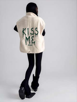 'Clover Kisses' Painted Vest