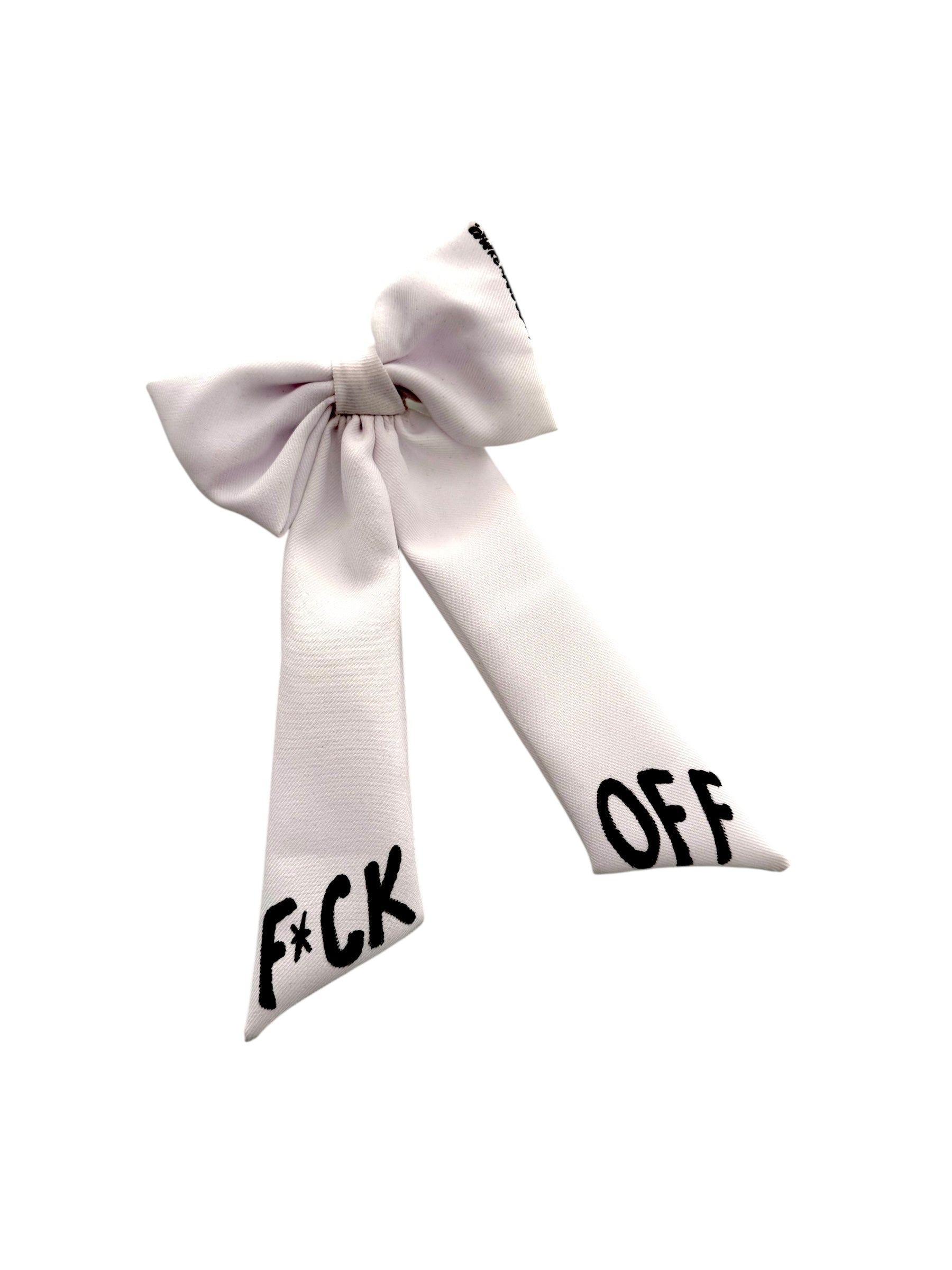 'F Off' Painted Barrette