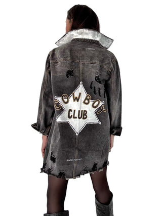 'Cowboy Club' Denim Jacket