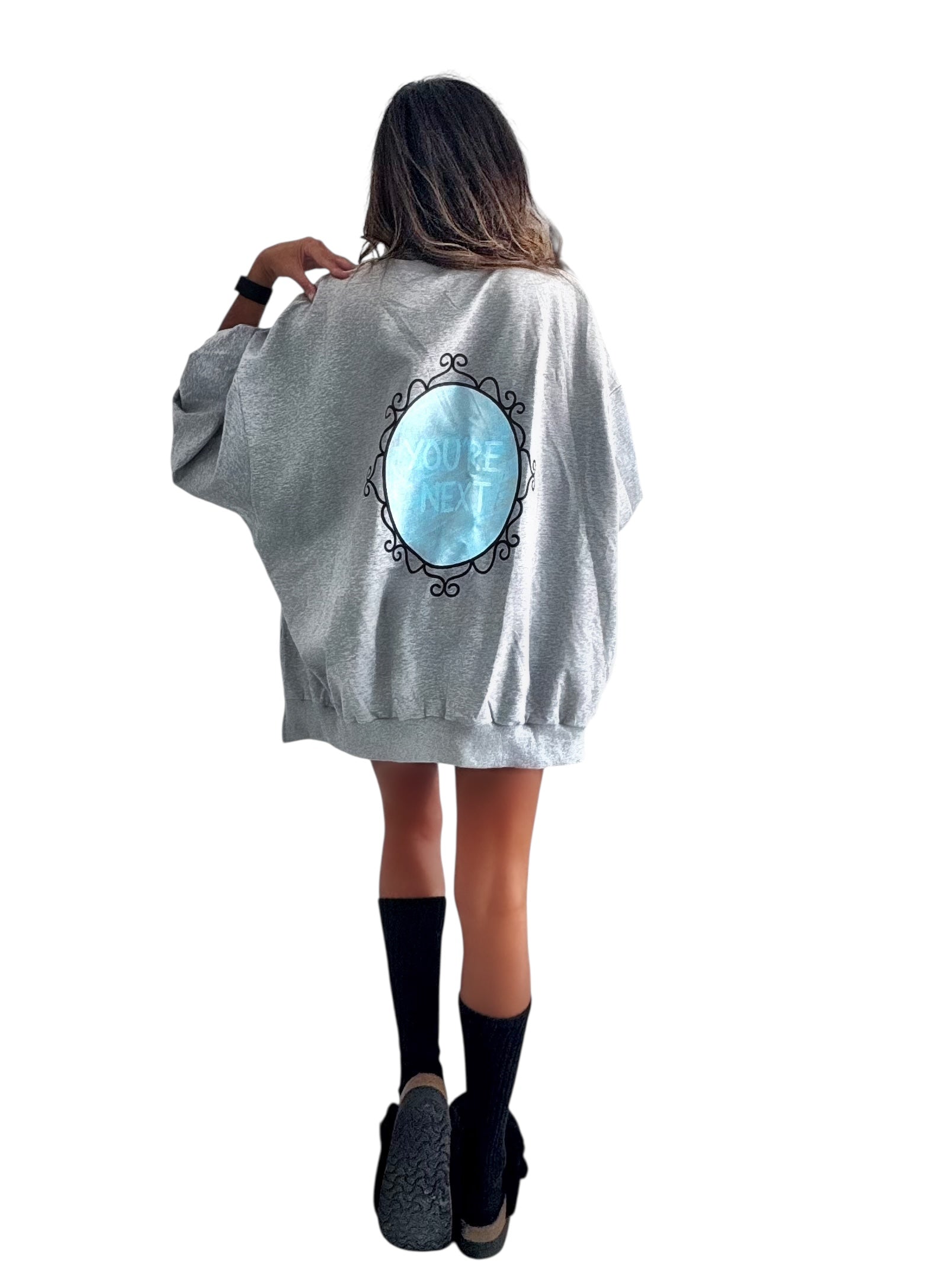 'You're Next' Painted Sweater