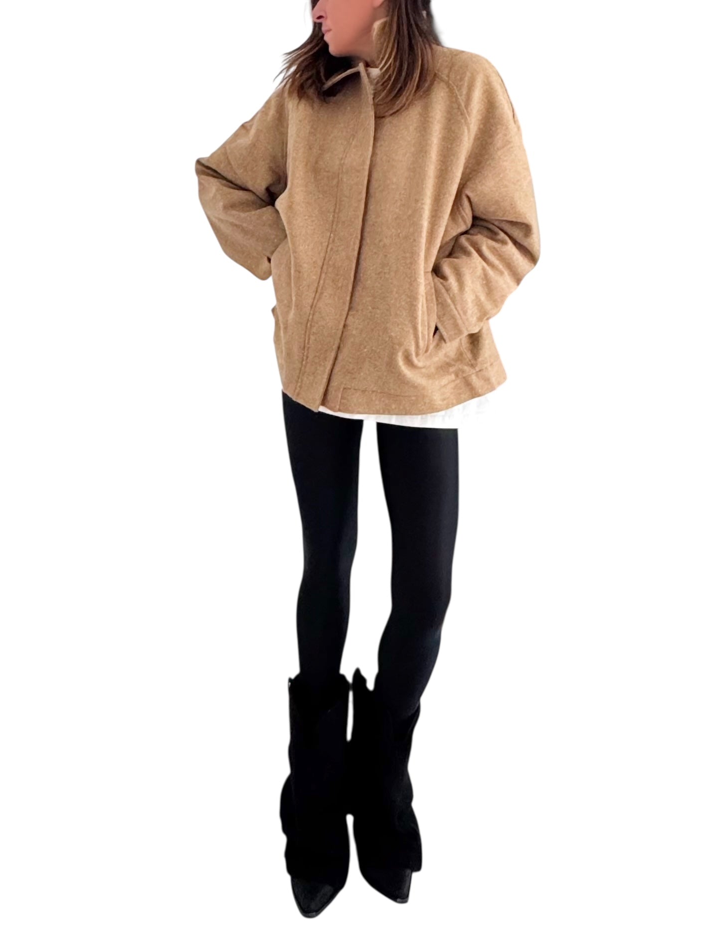 'But First, Martinis' Painted Coat