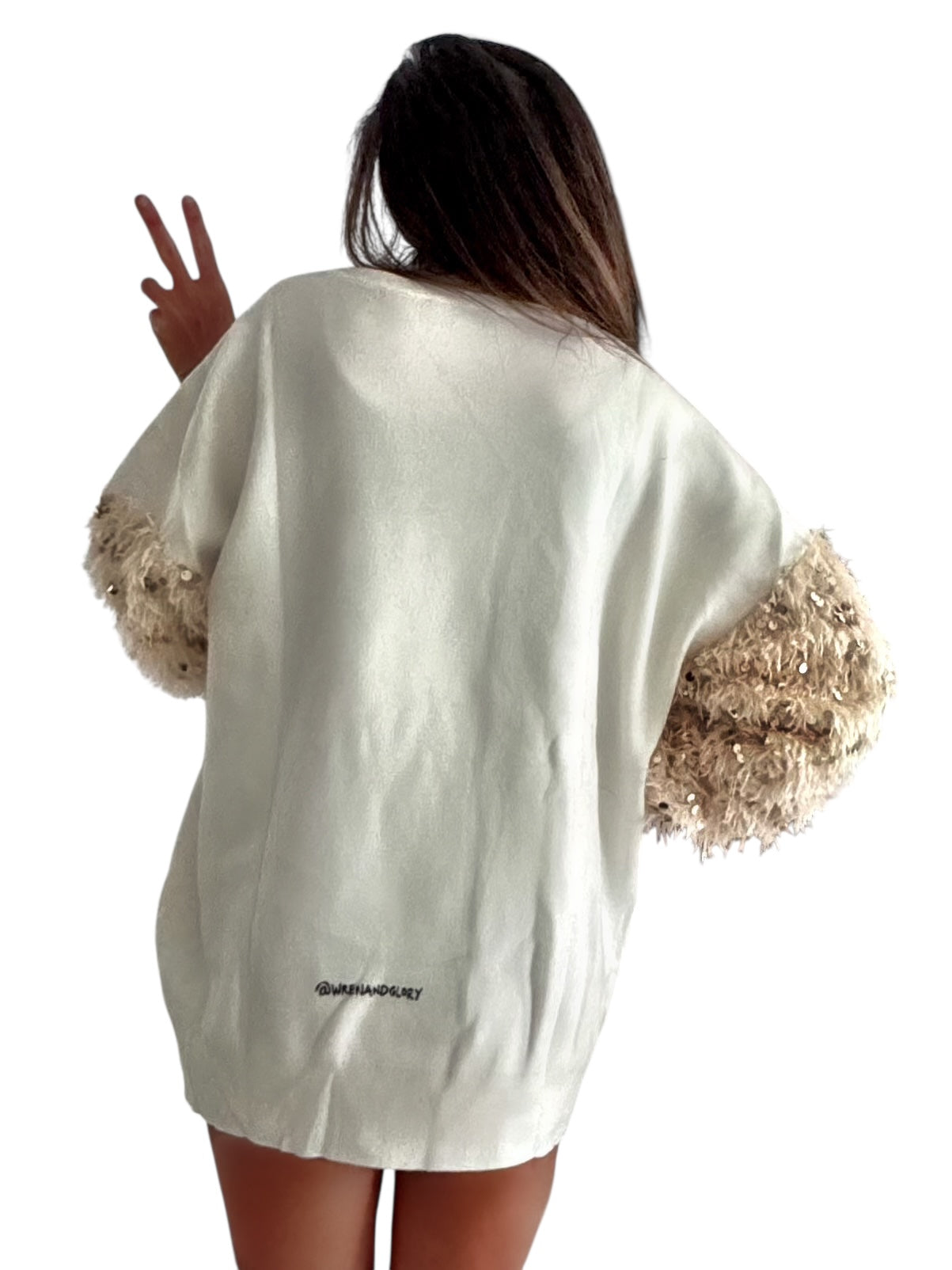 'Spicy' Painted Knit Sweater