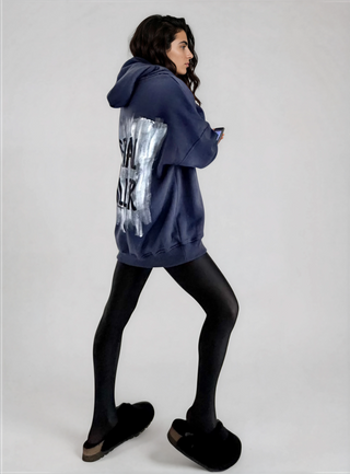 'Serial Chiller' Painted Hoodie