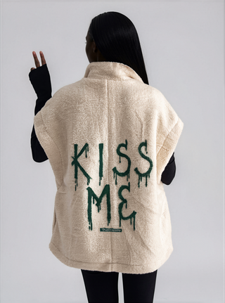 'Clover Kisses' Painted Vest