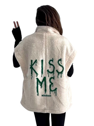'Clover Kisses' Painted Vest