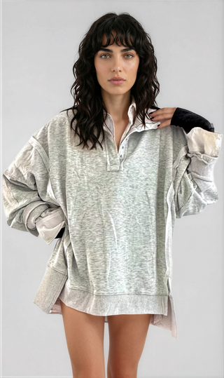'The Youngest' Painted Quarter Zip