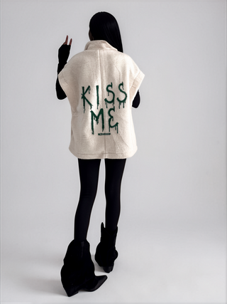 'Clover Kisses' Painted Vest