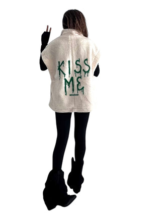 'Clover Kisses' Painted Vest