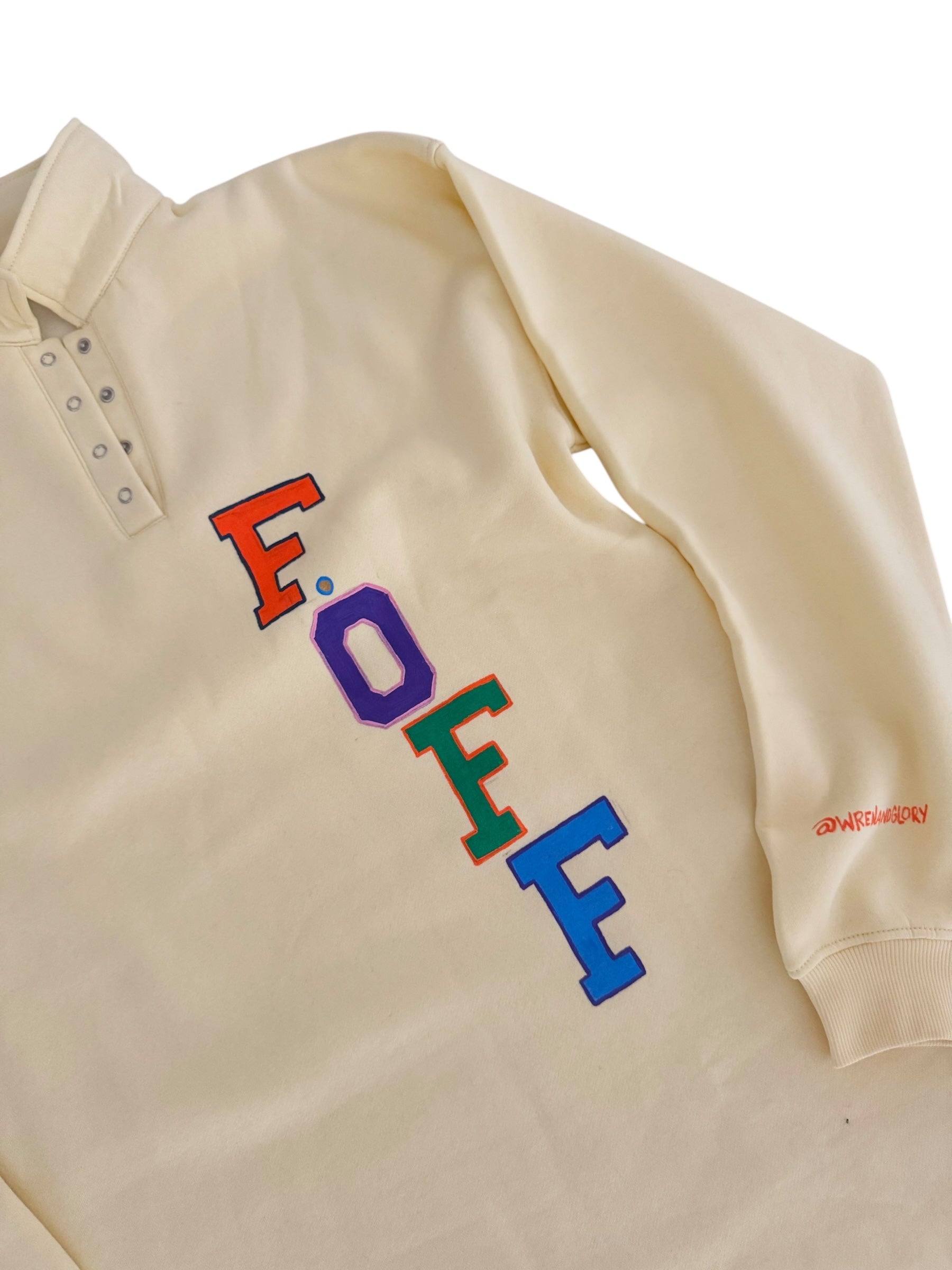 'F Off' Painted Rugby Dress