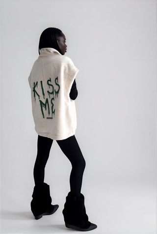 'Clover Kisses' Painted Vest