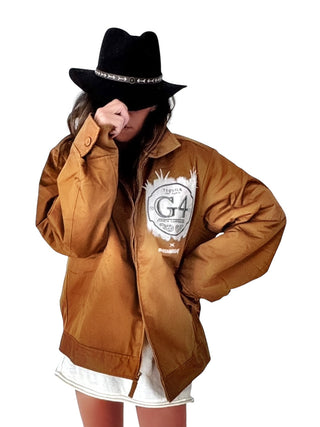 'Tequila Speaks' Painted Jacket