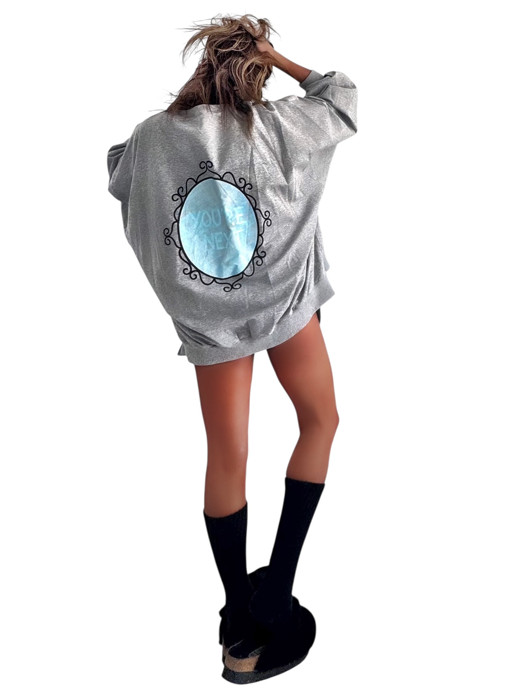 'You're Next' Painted Sweater