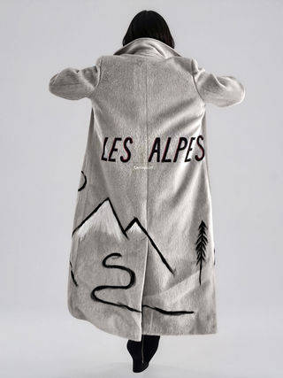 'Les Alpes' Painted Coat