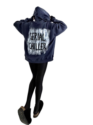 EARLY ACCESS 'Serial Chiller' Painted Hoodie