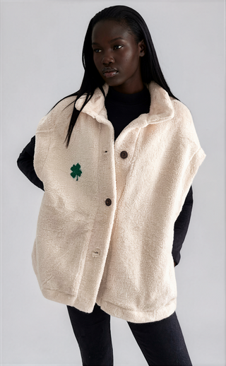 'Clover Kisses' Painted Vest