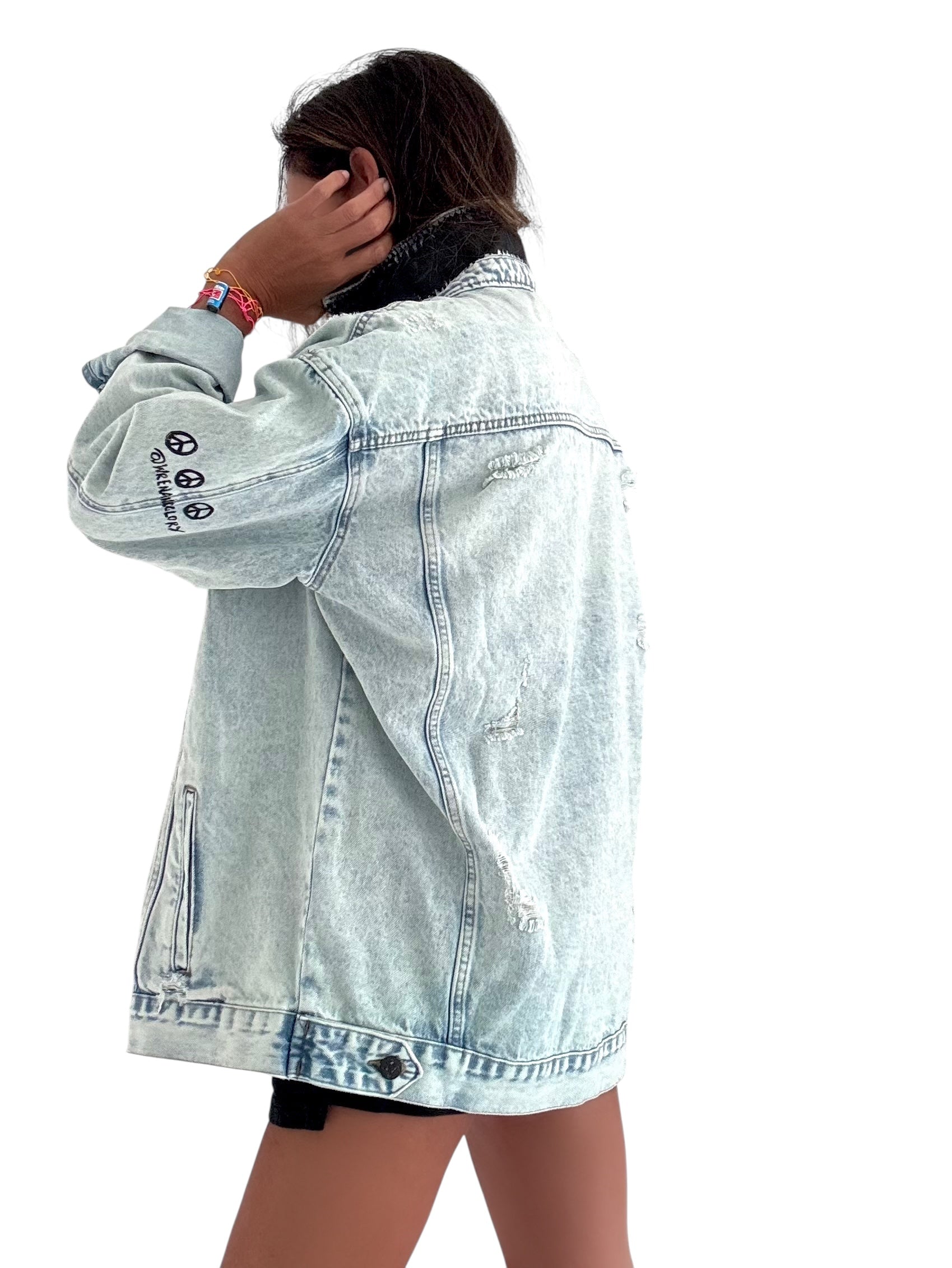 'Basic But Nostalgic' Denim Jacket & Charm Bracelets