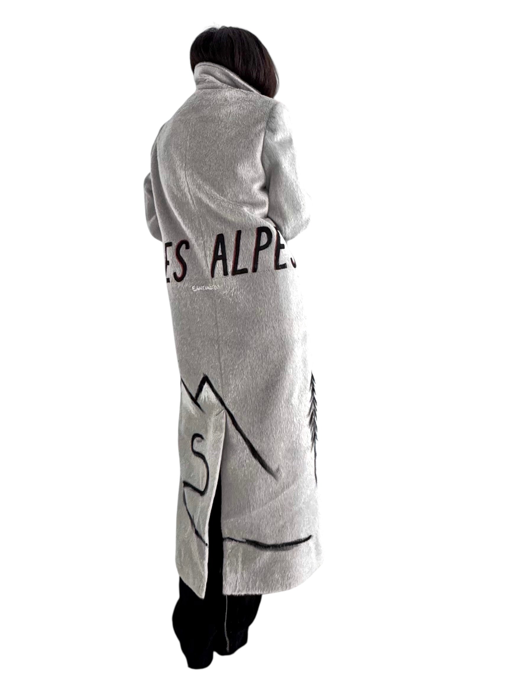 'Les Alpes' Painted Coat