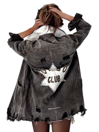 'Cowboy Club' Denim Jacket