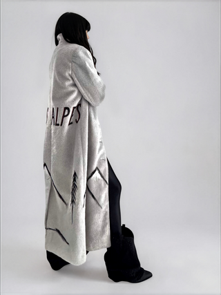 'Les Alpes' Painted Coat