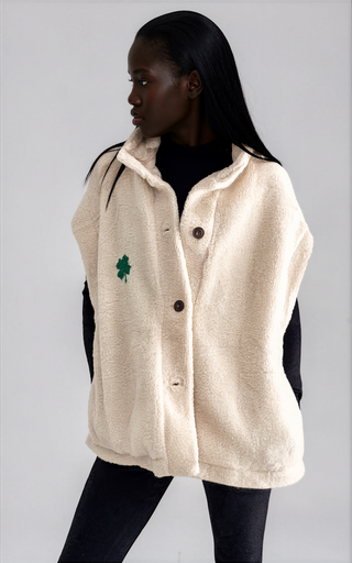 'Clover Kisses' Painted Vest