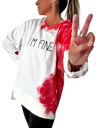 'I'm Totally Fine' Painted Crewneck