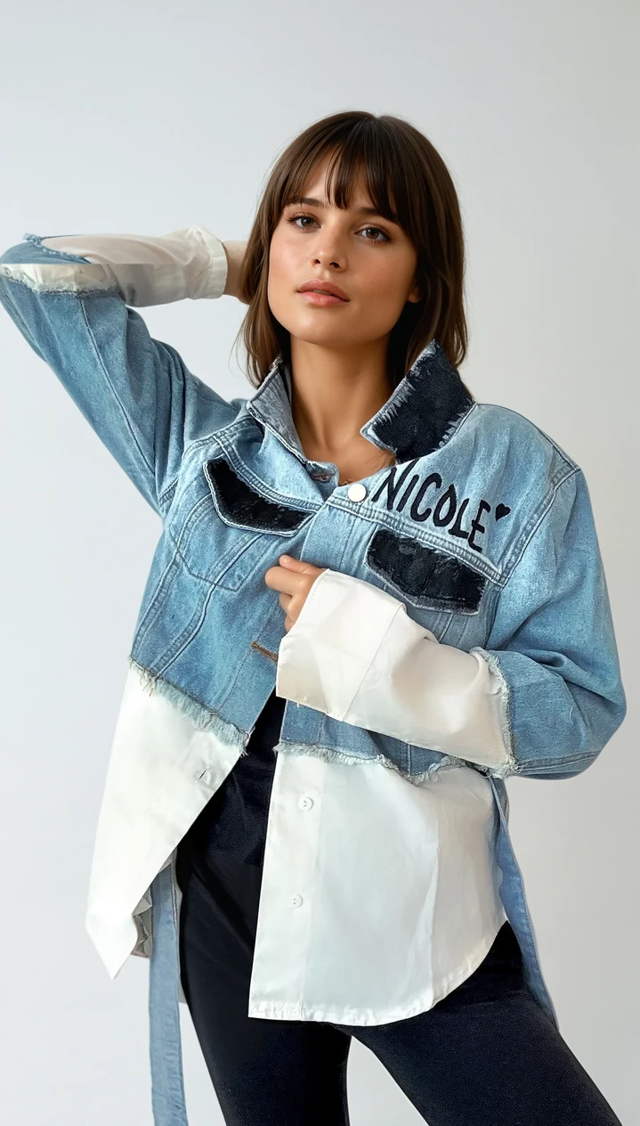 'Basic But Personalized' Denim Shirt Jacket