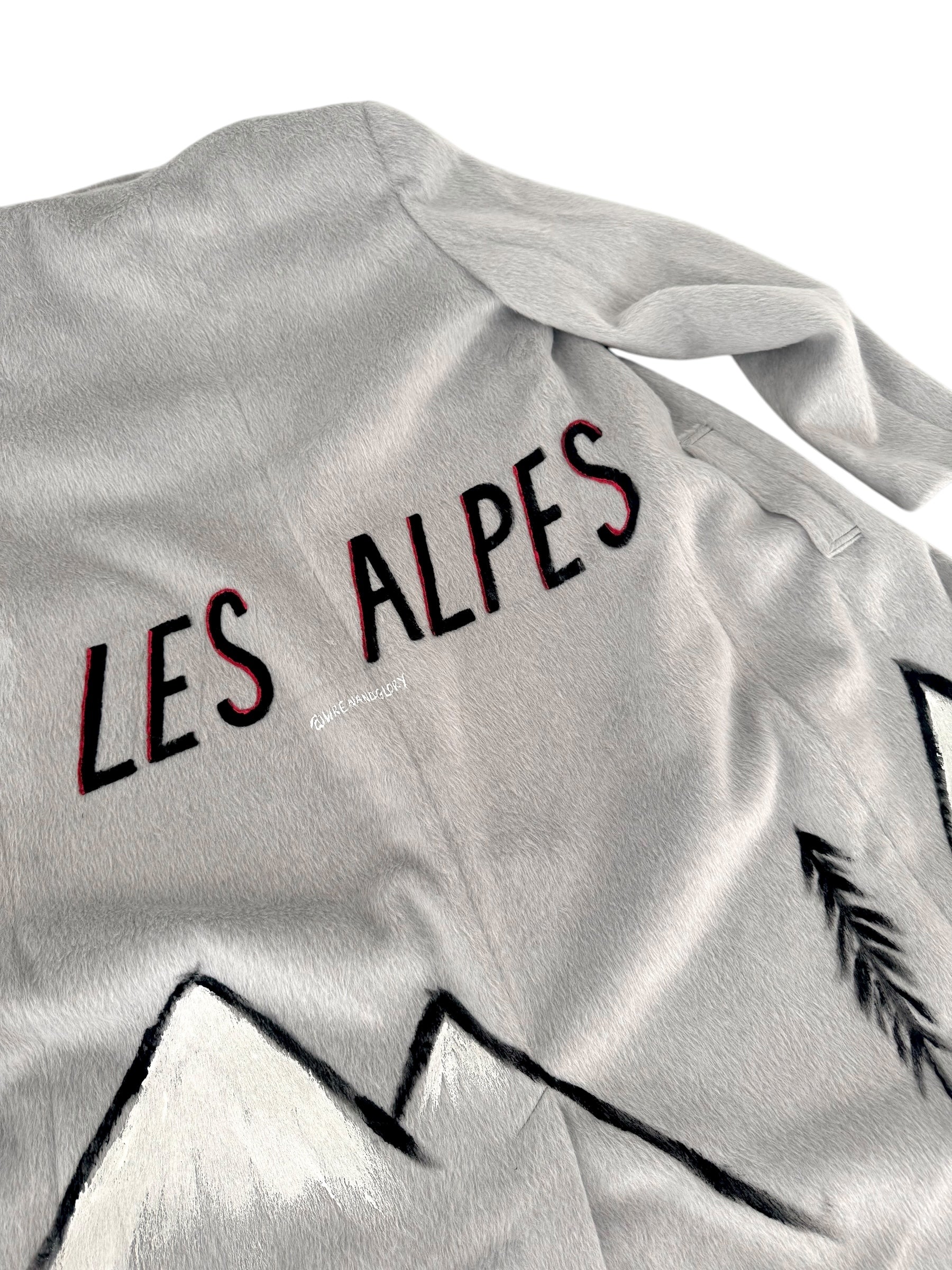 'Les Alpes' Painted Coat