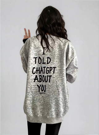 'ChatGPT' Painted Crewneck