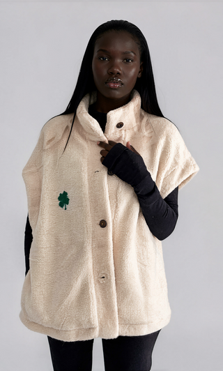 'Clover Kisses' Painted Vest