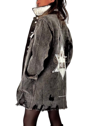 'Cowboy Club' Denim Jacket