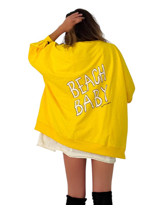 'Beach Baby' Painted Sweater